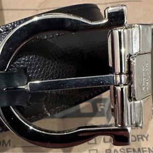 Salvatore Ferragamo Adjustable & Reversible Gancio Buckle Belt